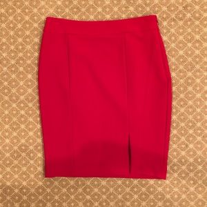 Ann Taylor Red Skirt (6P) NWT